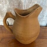 Ancien pichet vieux grès beige made in france vintage