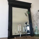 Mirror black trumeau - 107x81cm