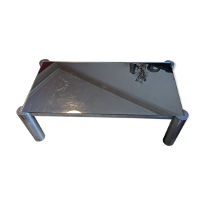 Table basse miroir en aluminium