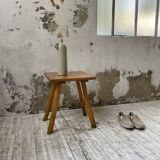 Handcrafted oak stool
