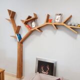 Library Shelf Tree Design