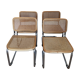 Set of 4 cesca chairs B32 by Marcel Breuer