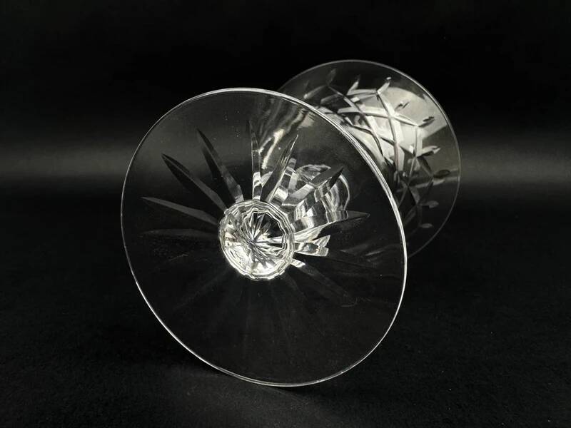 Set of 4 cut crystal bowls from Lorraine, 10.5 cm