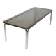 Mid-Century Design Chrome and Smoked Glass Coffee Table, 1970s
