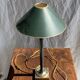 Vintage green and gold table lamp H60 D30