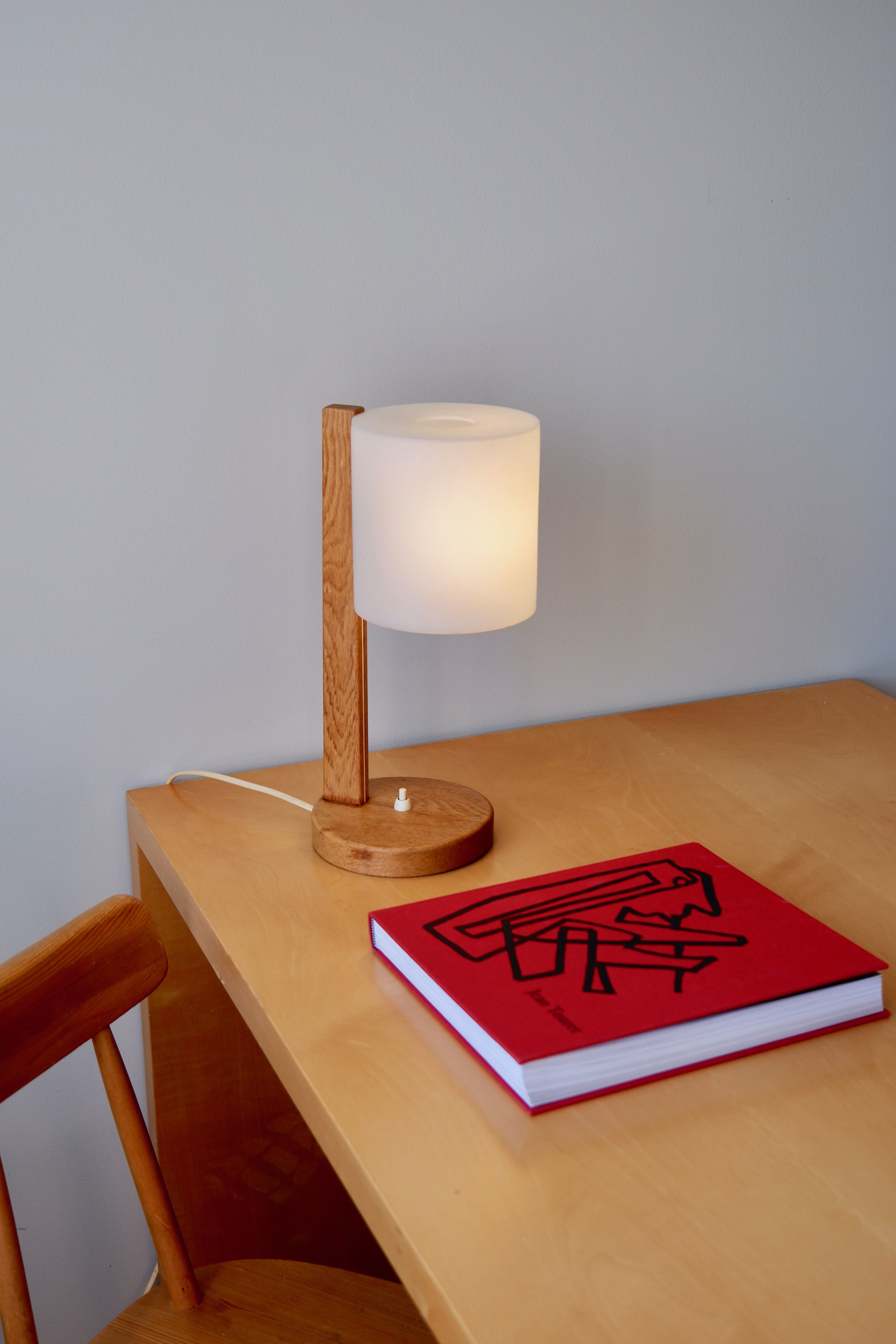 Uno & östen kristiansson, prototype table lamp for luxus, 1960s