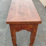 Solid teak console