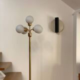 Lampe Space Age Spoutnik en Laiton par Preciosa (Kamenicky Senov)
