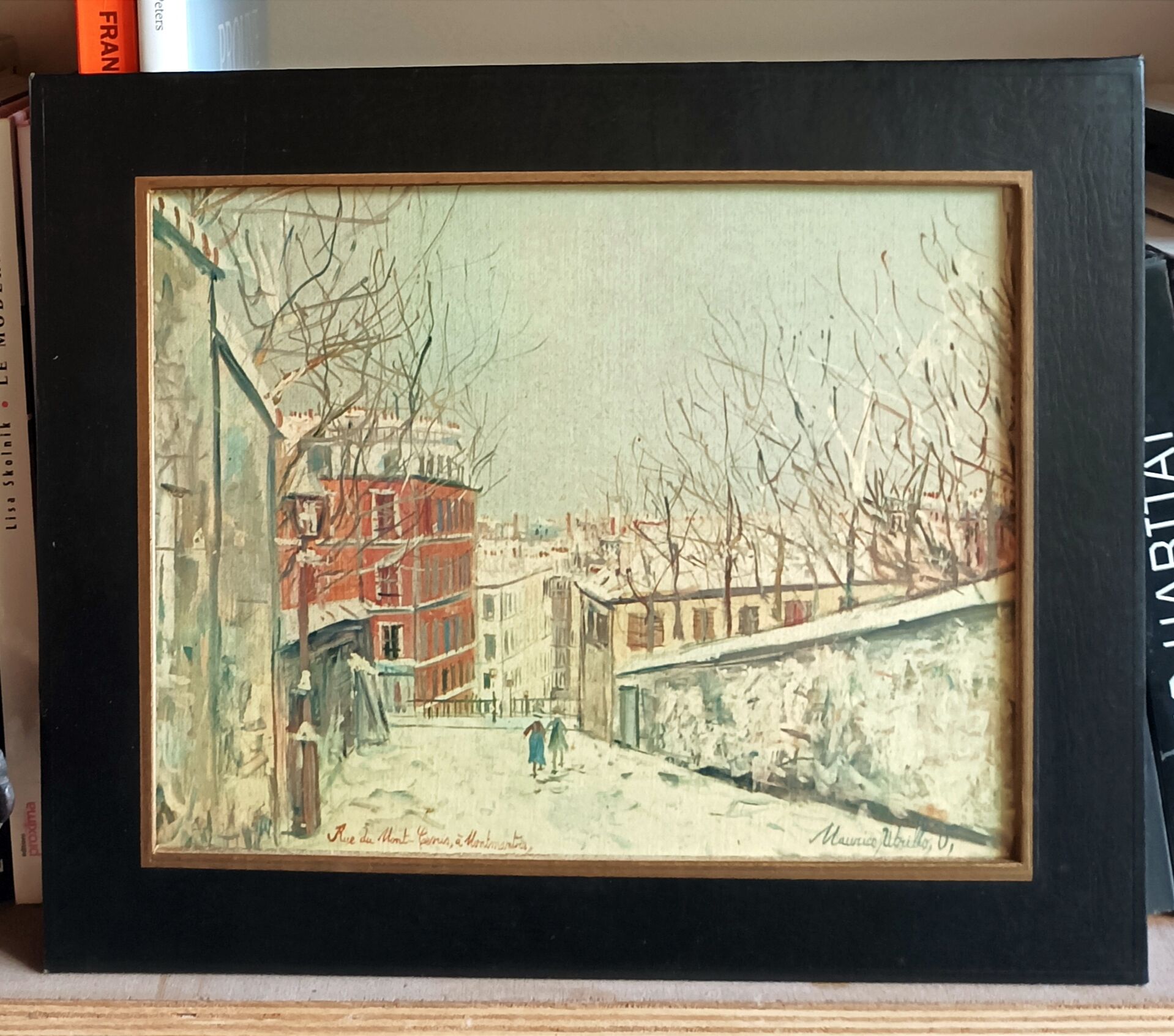 Tableau reproduction numérotée de M. Utrillo, Montmartre