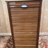 1950s curtain cabinet - Functionalist design in oak
