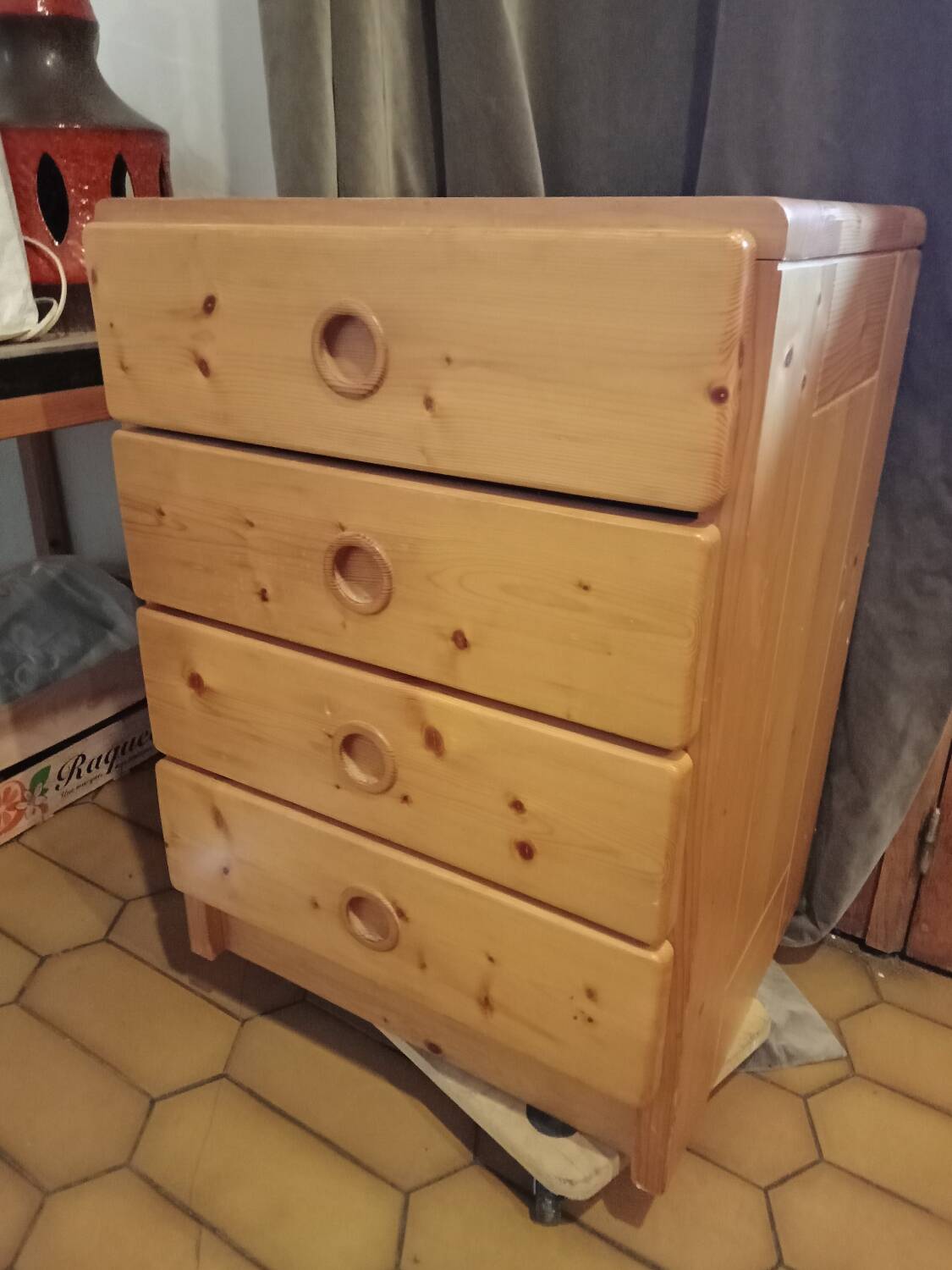 Chest of drawers made by Perriand Les Arcs in 1980