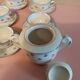 Chauvigny porcelain tea set six cups