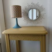 Vitamin yellow art deco console