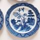 Set of 6 English porcelain dessert plates