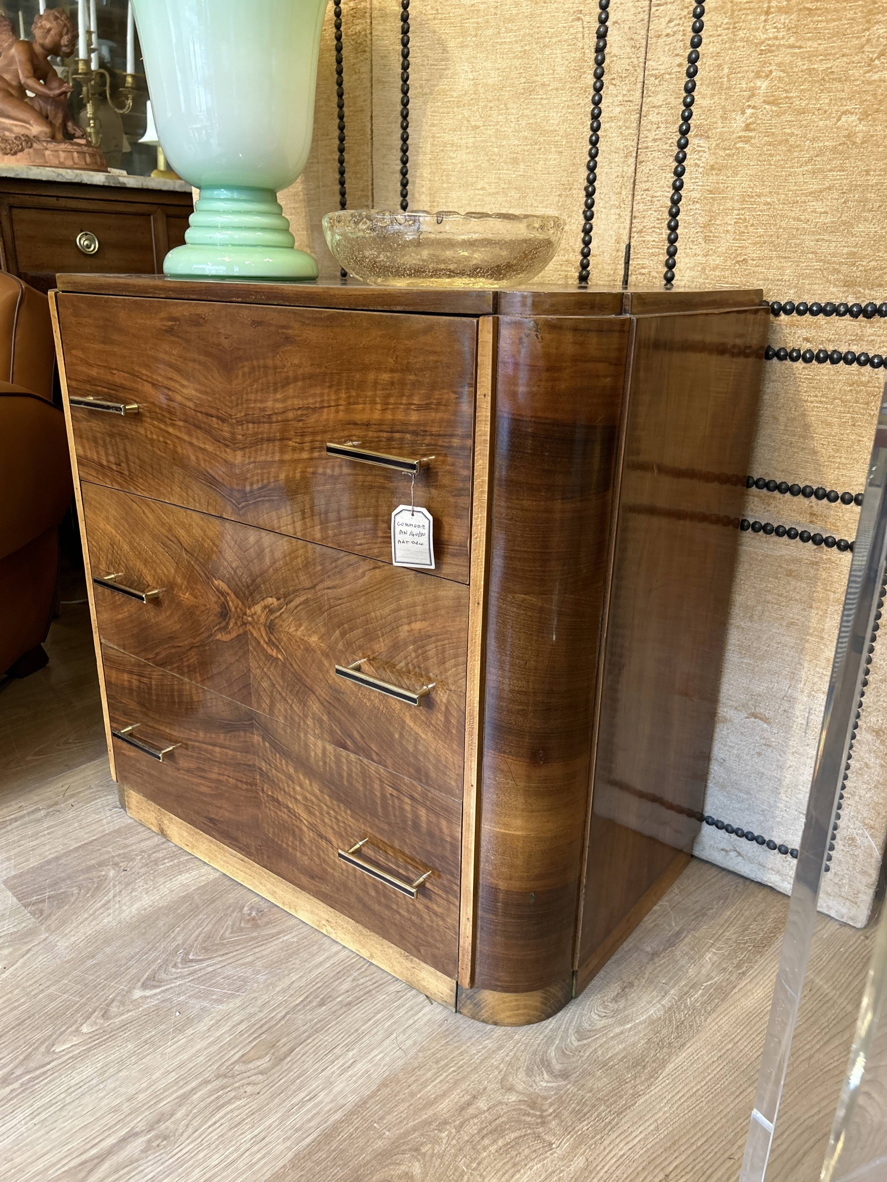 Art-deco chest of drawers