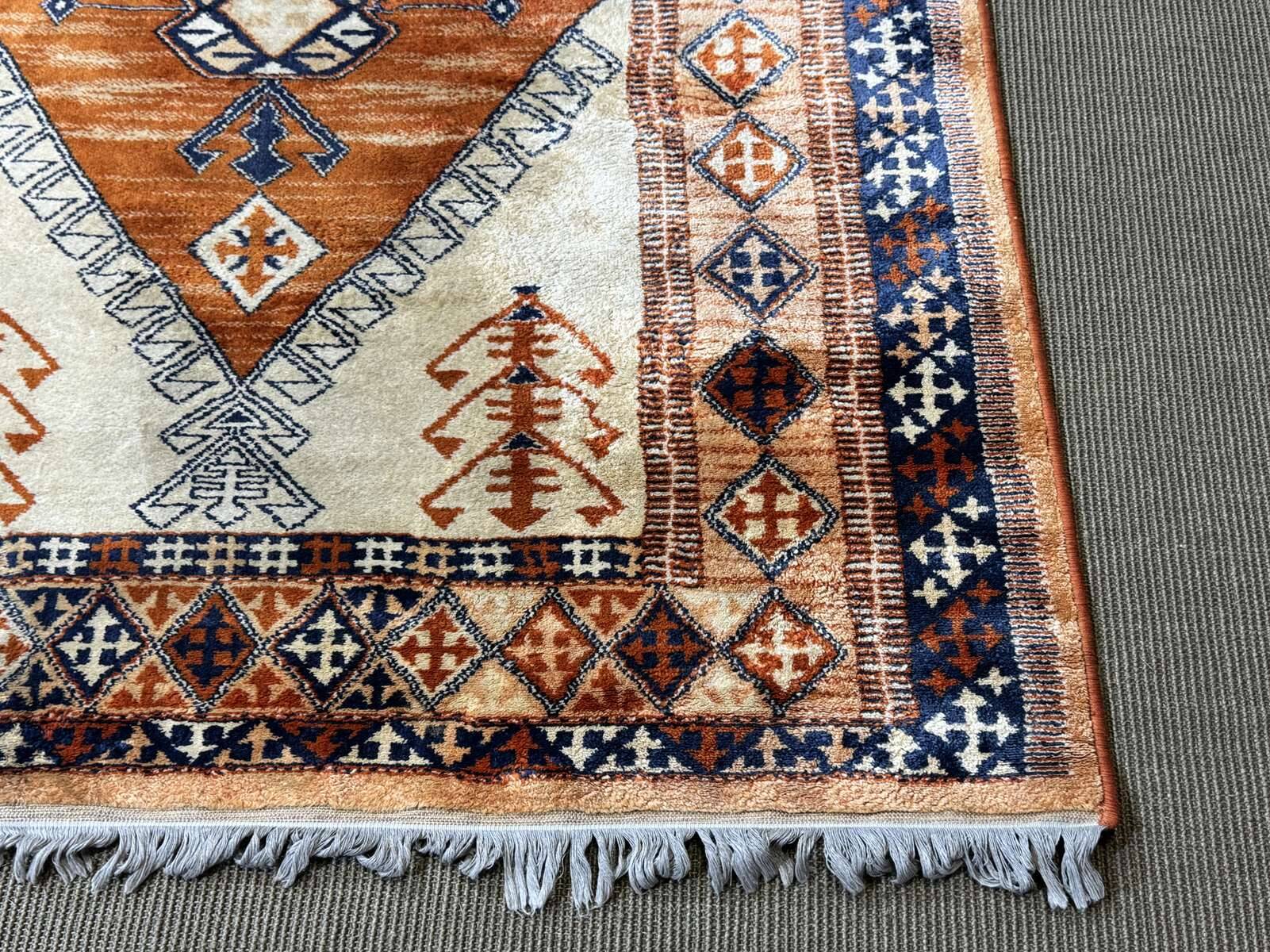 Handmade wool Persian carpet