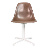 Chaises en fibre de verre marron « La Fonda » de Charles & Ray Eames pour Herman Miller