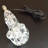 1950s Lamp base (large model) Clear glass