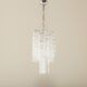 Chandelier en verre Tronchi de Venini, années 1970