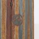 Armoire de mariée peinte art populaire de ferme rustique, 1827