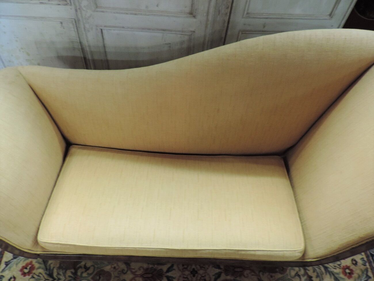 Chaise longue XIXth at two places