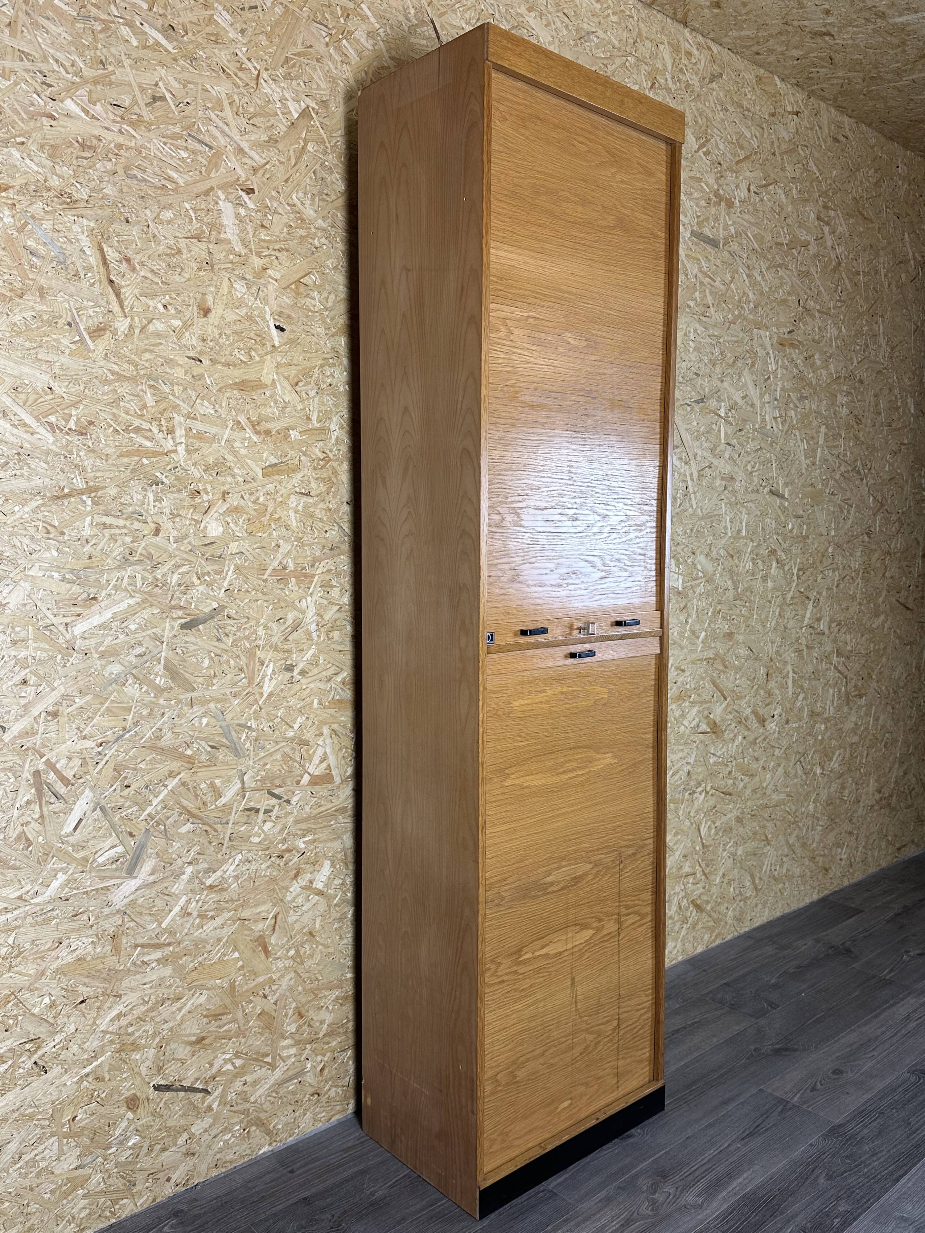 50s 60s roller shutter cabinet office cabinet filing cabinet mid century design