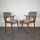Paire de fauteuils bridge scandinaves, 1960