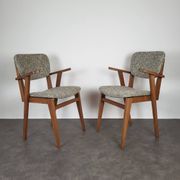Paire de fauteuils bridge scandinaves, 1960