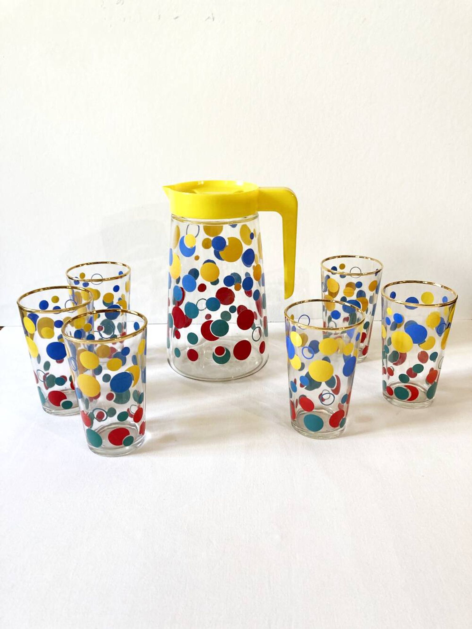 Vintage orangeade set, BVB France, 1970s