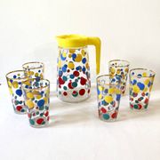 Vintage orangeade set, BVB France, 1970s
