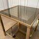 Belgo Chrom gold chrom side table with 23K gold