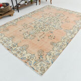 7x10 oriental peach turkish rug 206x309cm
