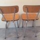 Lot of 2 formica chairs