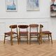 4 Vintage Teak Chairs