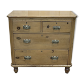 English chest of drawers in nineteenth century fir