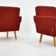 Paire de fauteuils des années 1950, Tchécoslovaquie