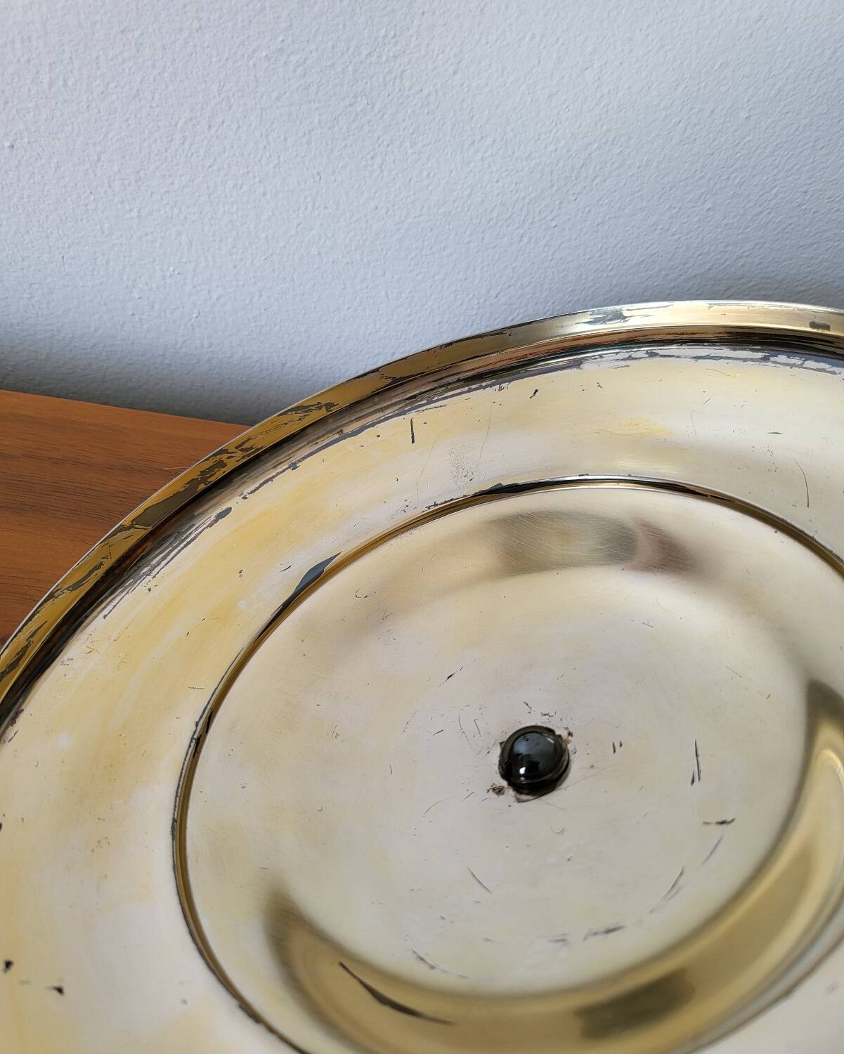 Silver-plated vegetable dish with Lutece hallmark