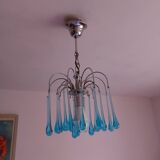 Chandelier Murano drops of water Paolo Venini