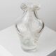 Vintage Murano glass vase - subtly swirled transparent glass - Italy 1970s - table decoration, gift idea