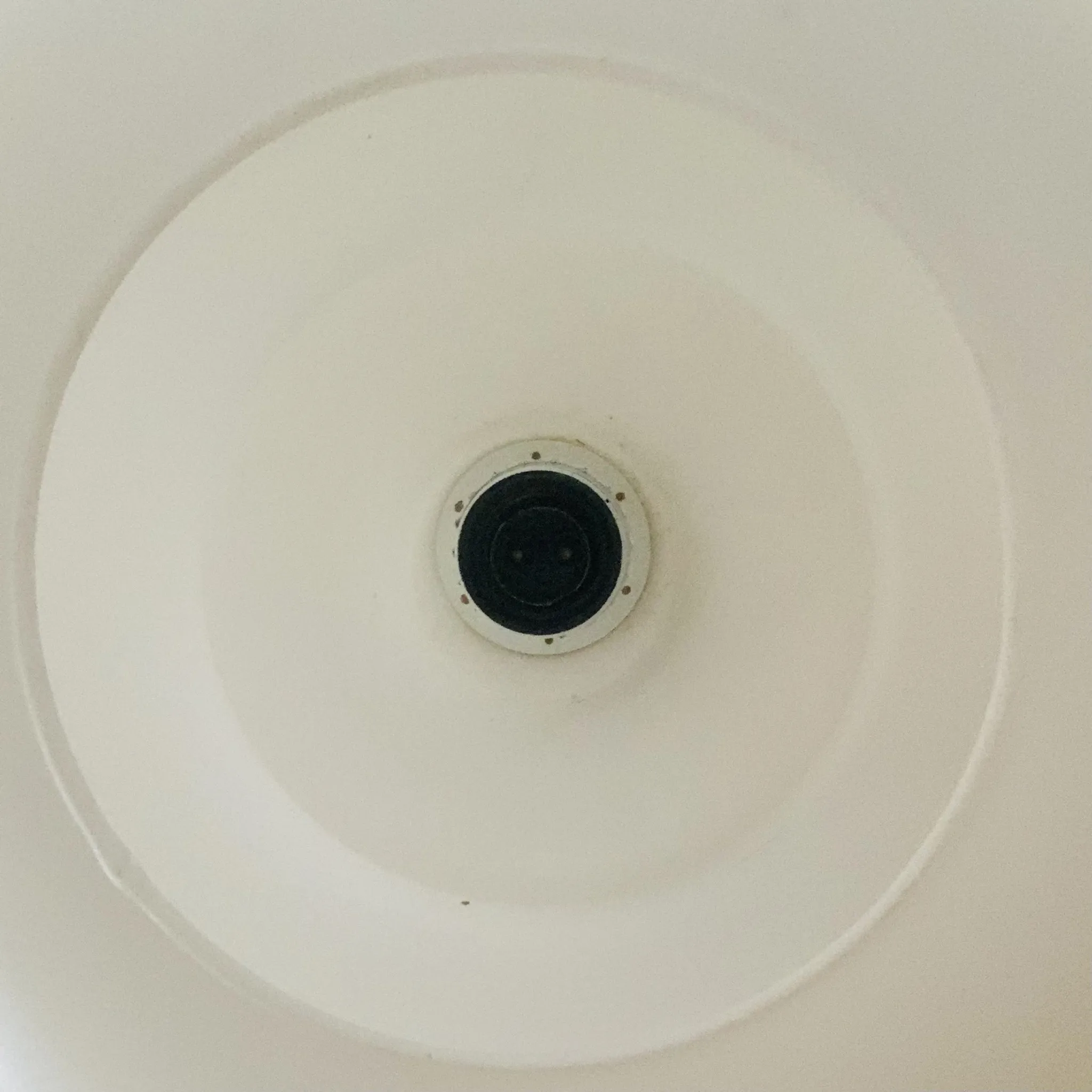 Vintage suspension in white opaline – Scandinavian design