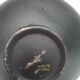 Black ceramic handle vase