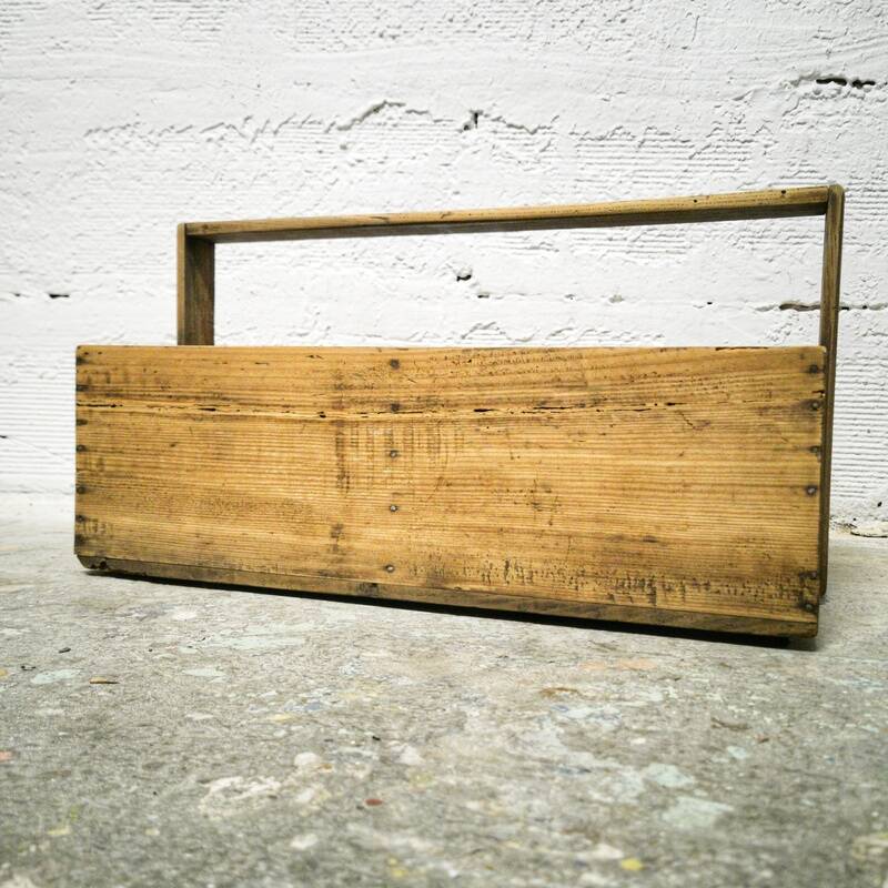 Wooden toolbox