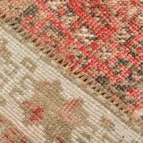 4x8 Red & Cream Tribal Vintage Rug 135x255Cm SK 22292