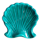 Emerald green seashell trinket dish
