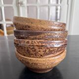 4 bowls in sandstone André Bodin La Borne