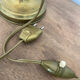 Brass bedside lamp