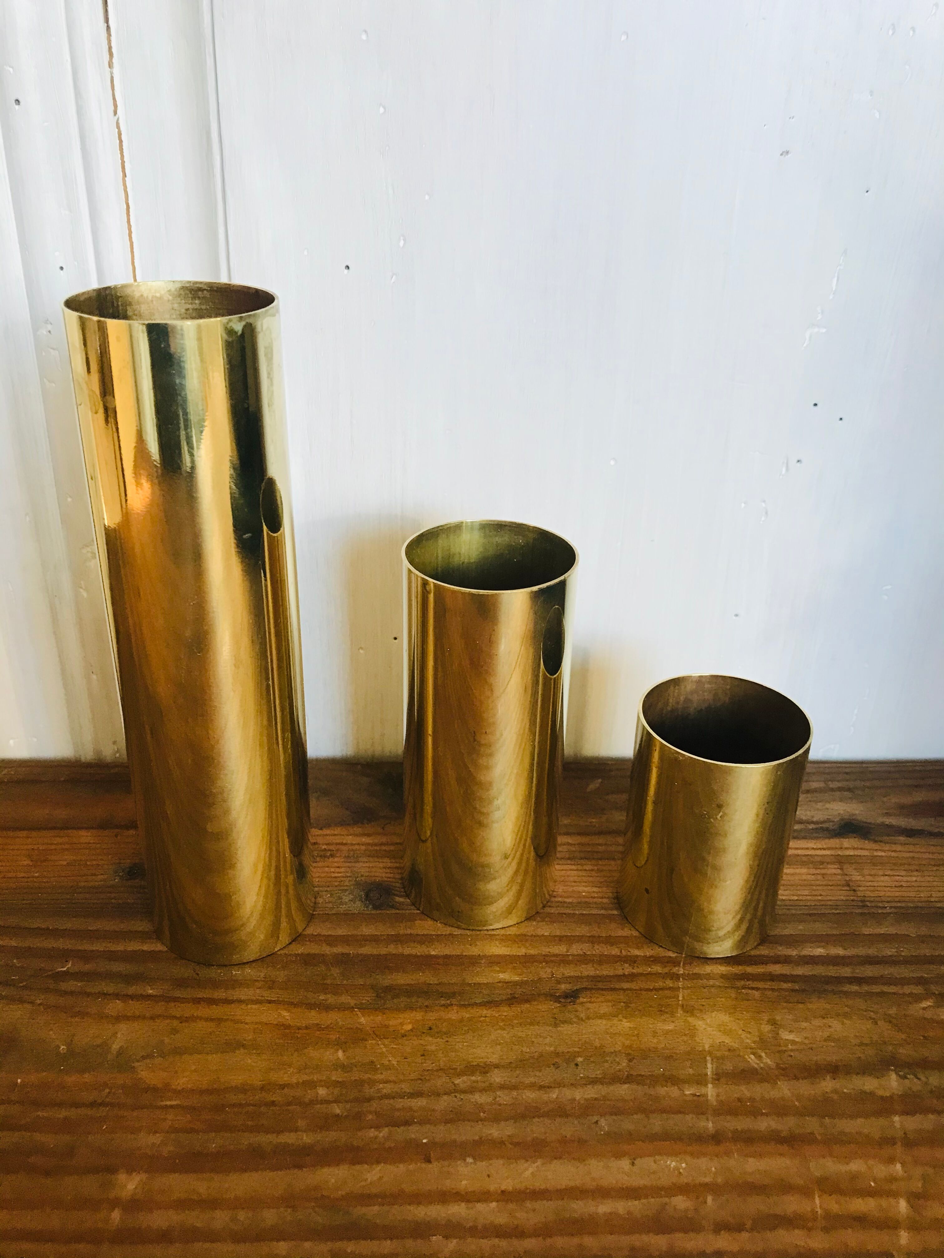 Vintage brass candlesticks