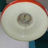 Orange suspension lamp