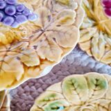 Set of 10 earthenware dessert plates