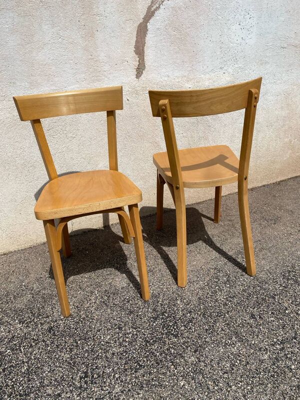 Duo chaise bistrot baumann 80